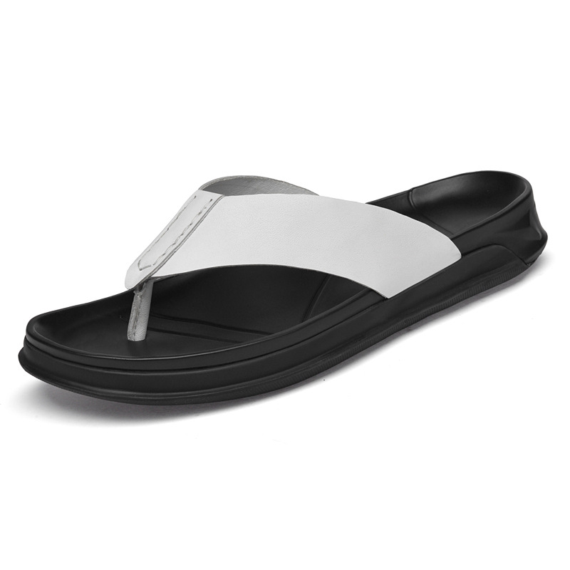 Sandalias de cuero genuino par - Flip Flop Leather Men reseña y precio