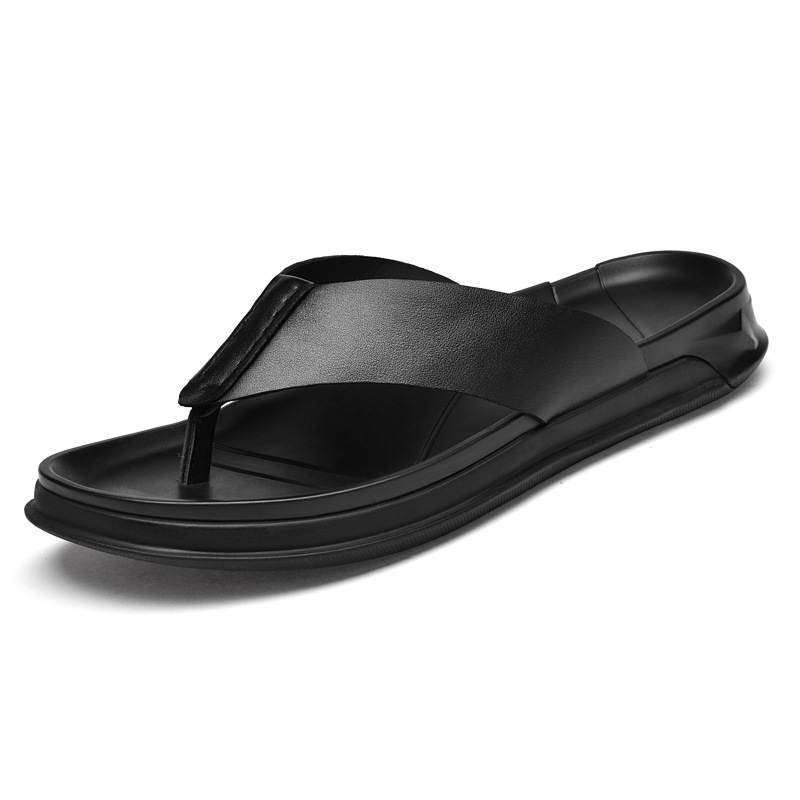 Sandalias de cuero genuino par - Flip Flop Leather Men reseña y precio