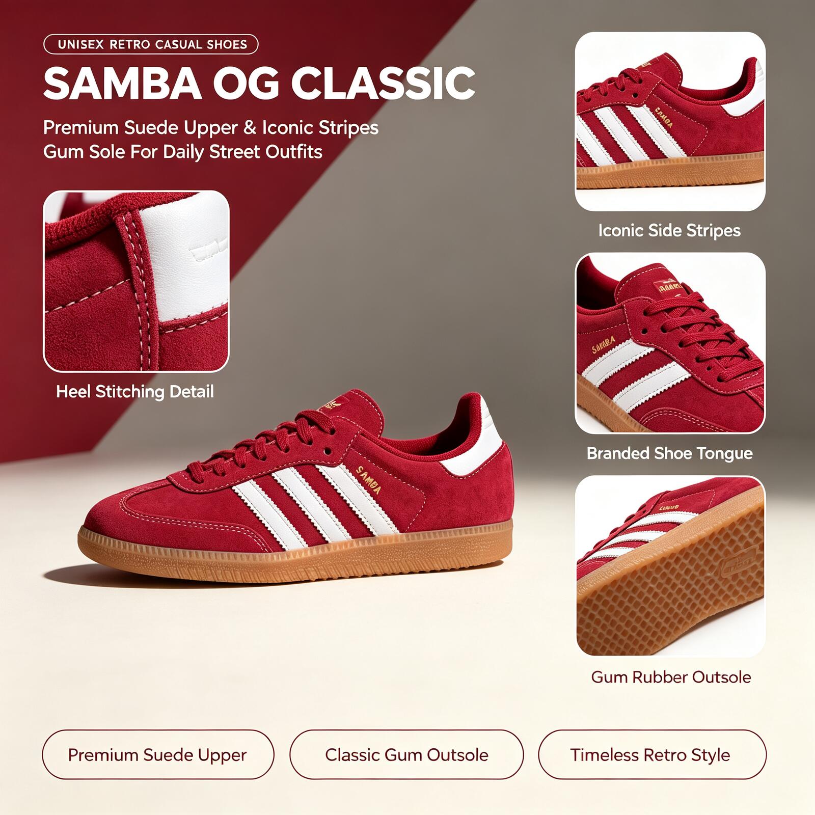 Zapatillas Retro Adidas SAMBA  - Adidas Shoes Samba reseña y precio